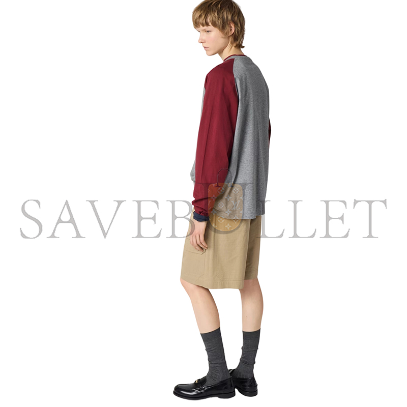 M1v M1v cotton jersey henley shirt mjla34